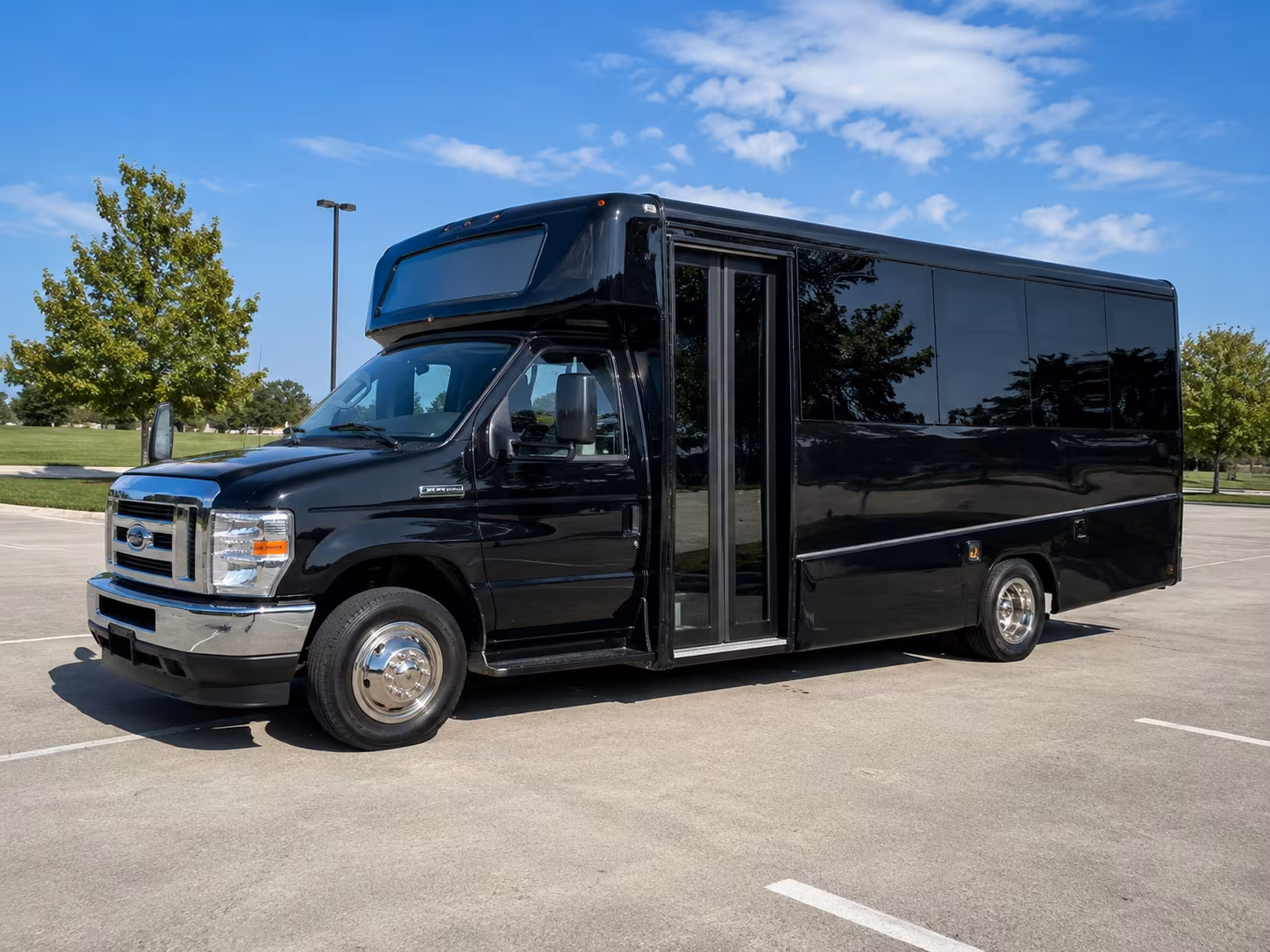 maple grove show up to maple grove concerts in a charter bus